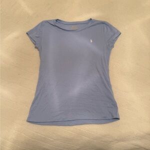 Ralph Lauren Stretchy Light Blue Polo T-Shirt (USED)